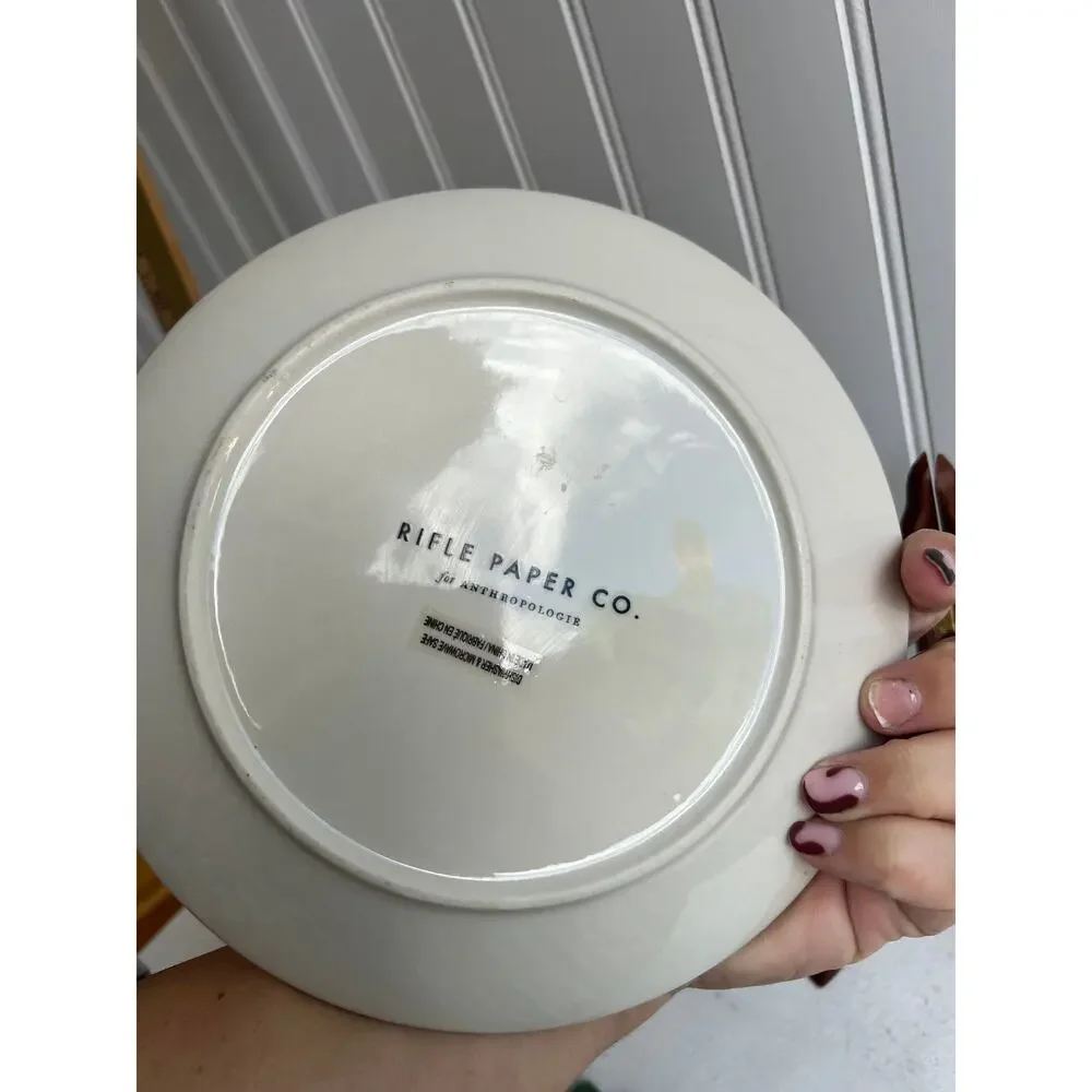 Anthropologie Travel Dinner Plate Collection Tokyo Mount fuji